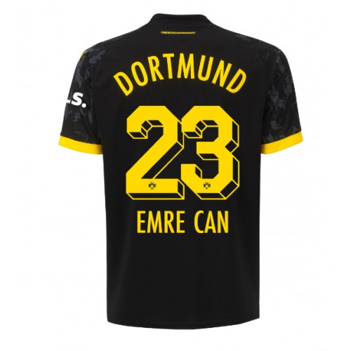 Fotballdrakt Herre Borussia Dortmund Emre Can #23 Bortedrakt 2023-24 Kortermet
